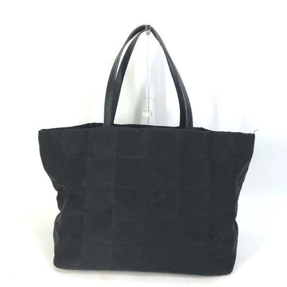 Authentic CHANEL A15991 CC CC Mark New Travel Line MM Hand Bag Shoulder Bag Tote - Picture 1 of 16
